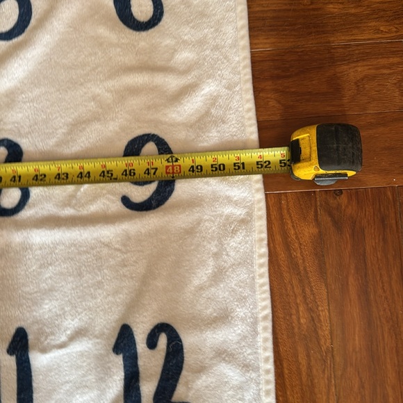 Sweet Jojo Designs Baseball Boy Milestone Blanket - Picture 6 of 8